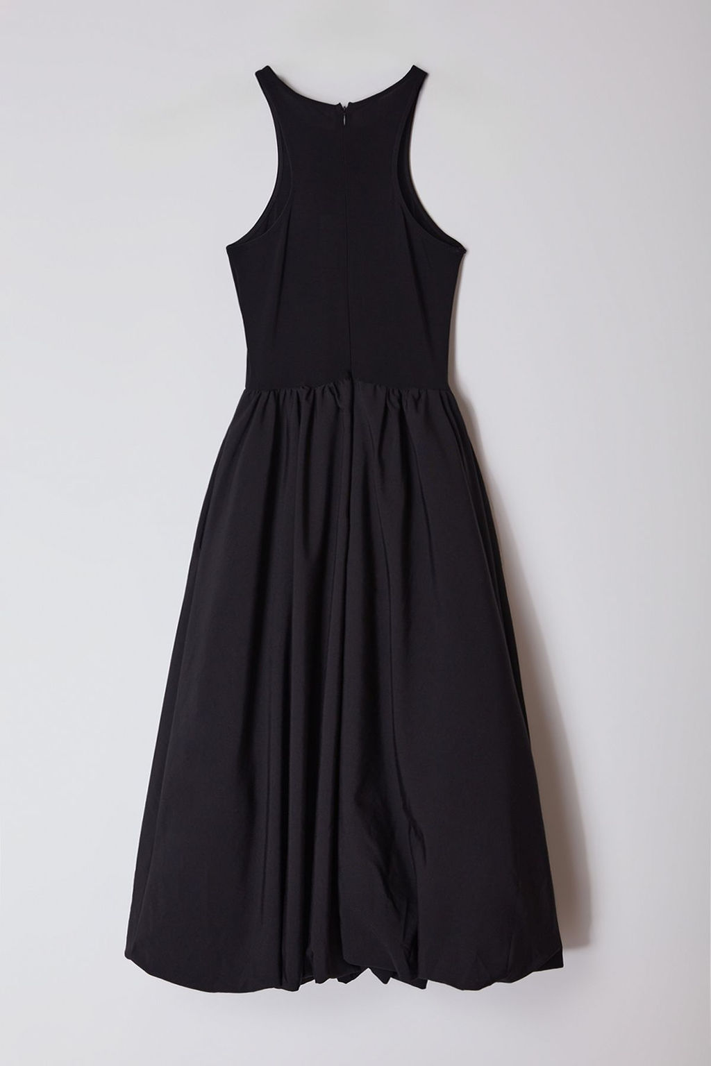 TRENDYOLMILLA Limited Edition Siyah Ust Beden Orme Etek K?sm? Balon Detayl? Poplin Elbise TPRAW25EL00016 фото 5