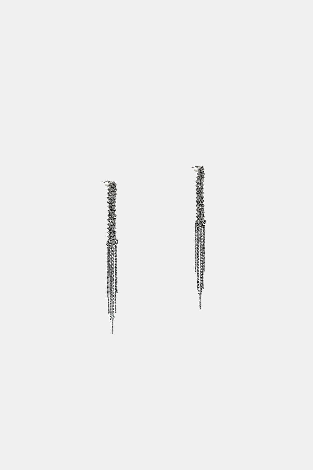 LONG SHIMMER EARRINGS - Zara фото 3