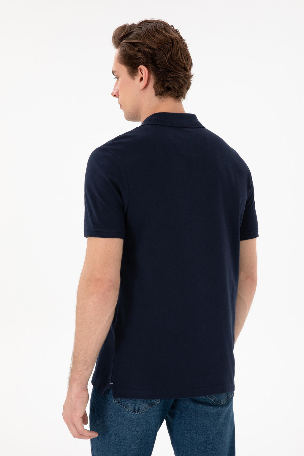 Erkek Regular Fit Polo Yaka Lacivert Basic Ti__rt Sepette S_rpriz _ndirim - U.s. polo assn фото 5