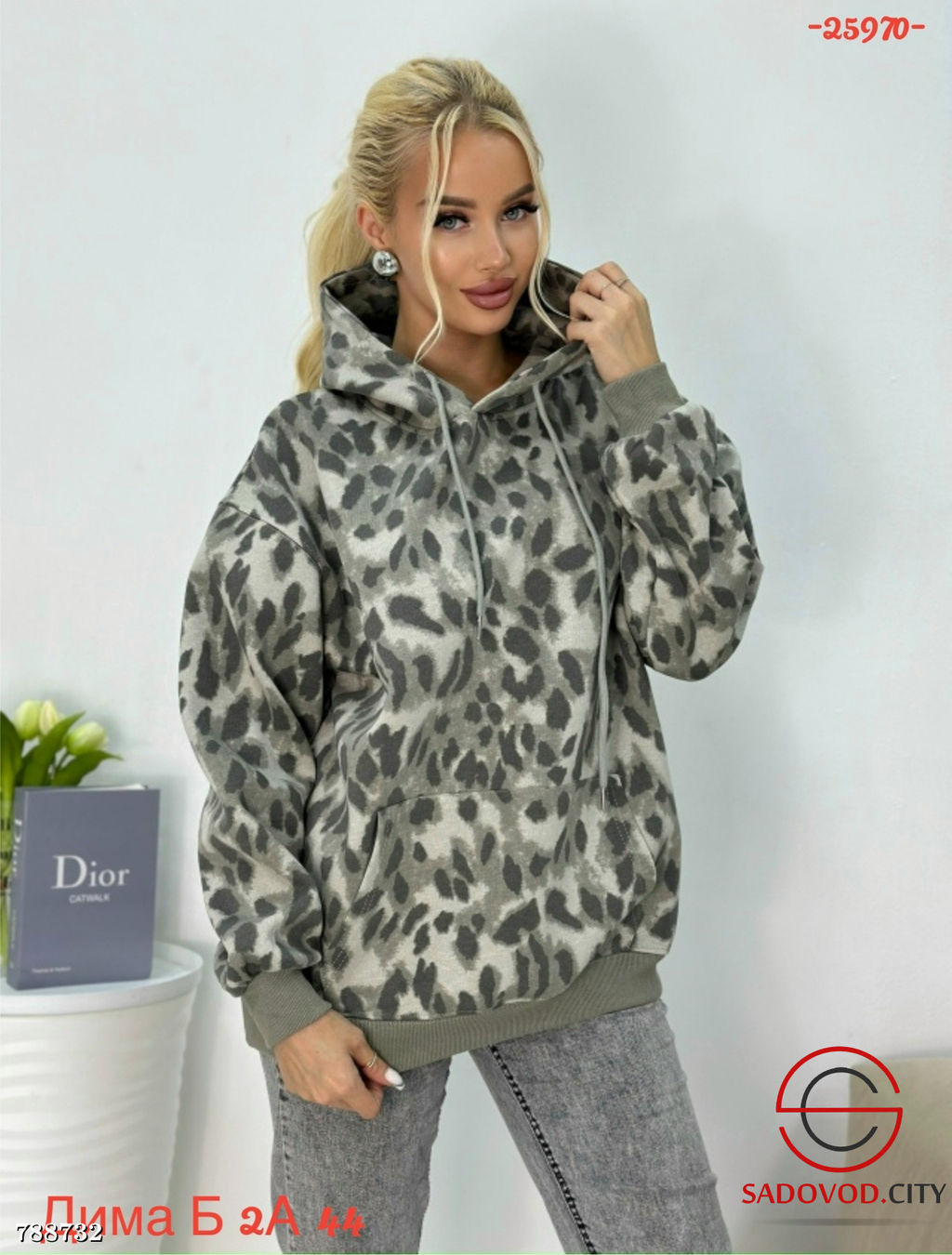 Женская толстовки с начесом - Bruno фото 3