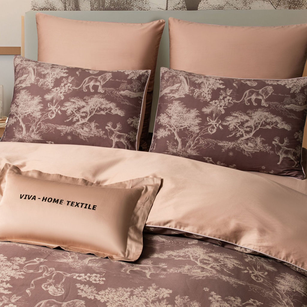 Комплект постельного белья Сатин Премиум на резинке CPAR049 180*200*30;160*200*30;140*200*30 Евро 4 Наволочки