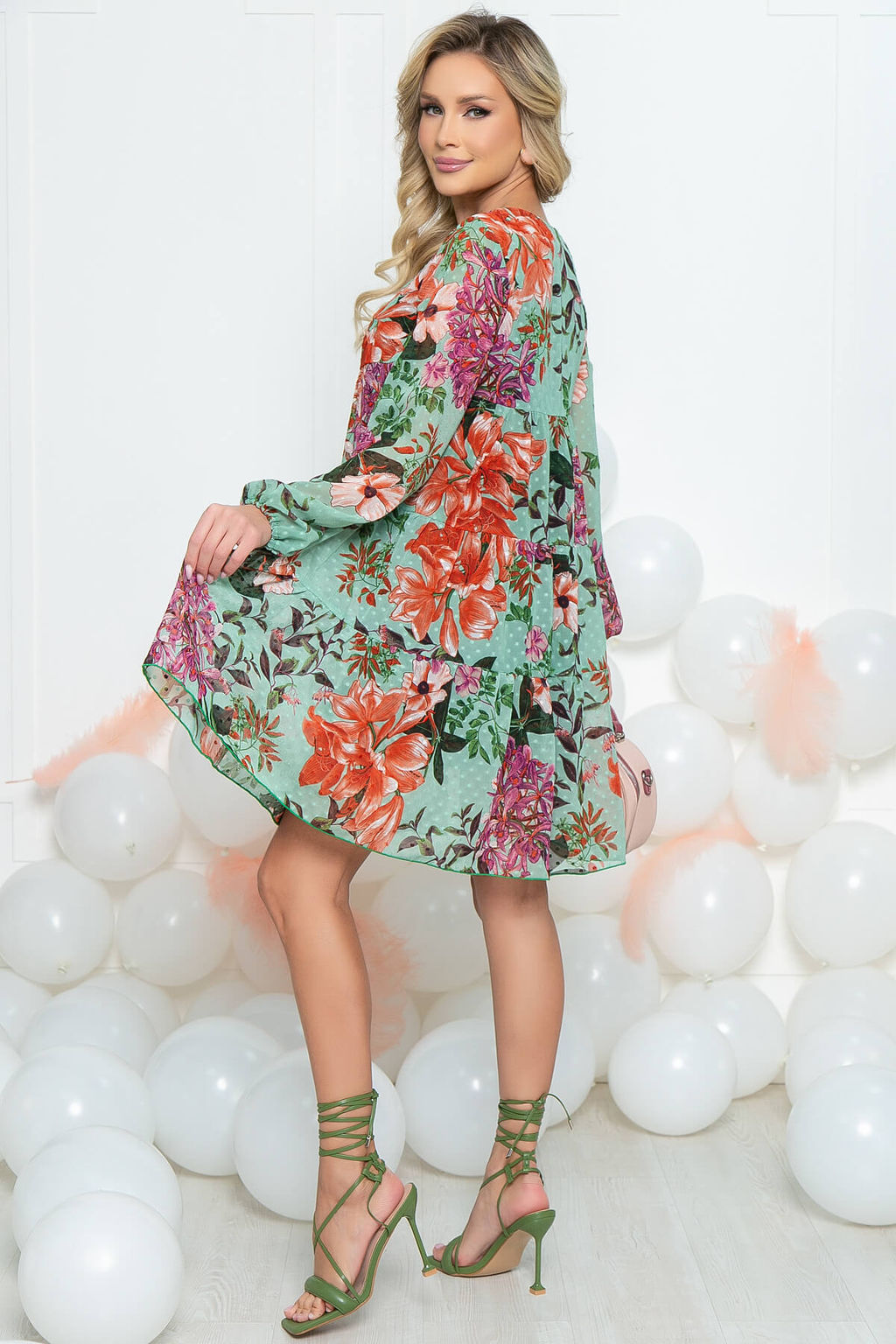 Платье Милее всех (яркие цветы) П5500 - Lt collection фото 2