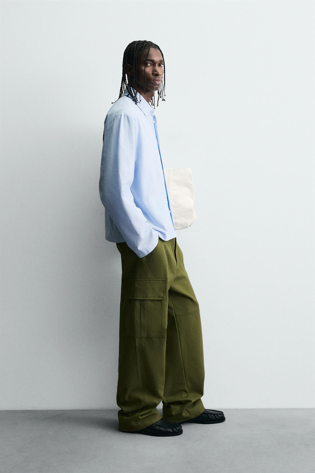 GRAPHIC STRIPED SHIRT - Zara фото 4