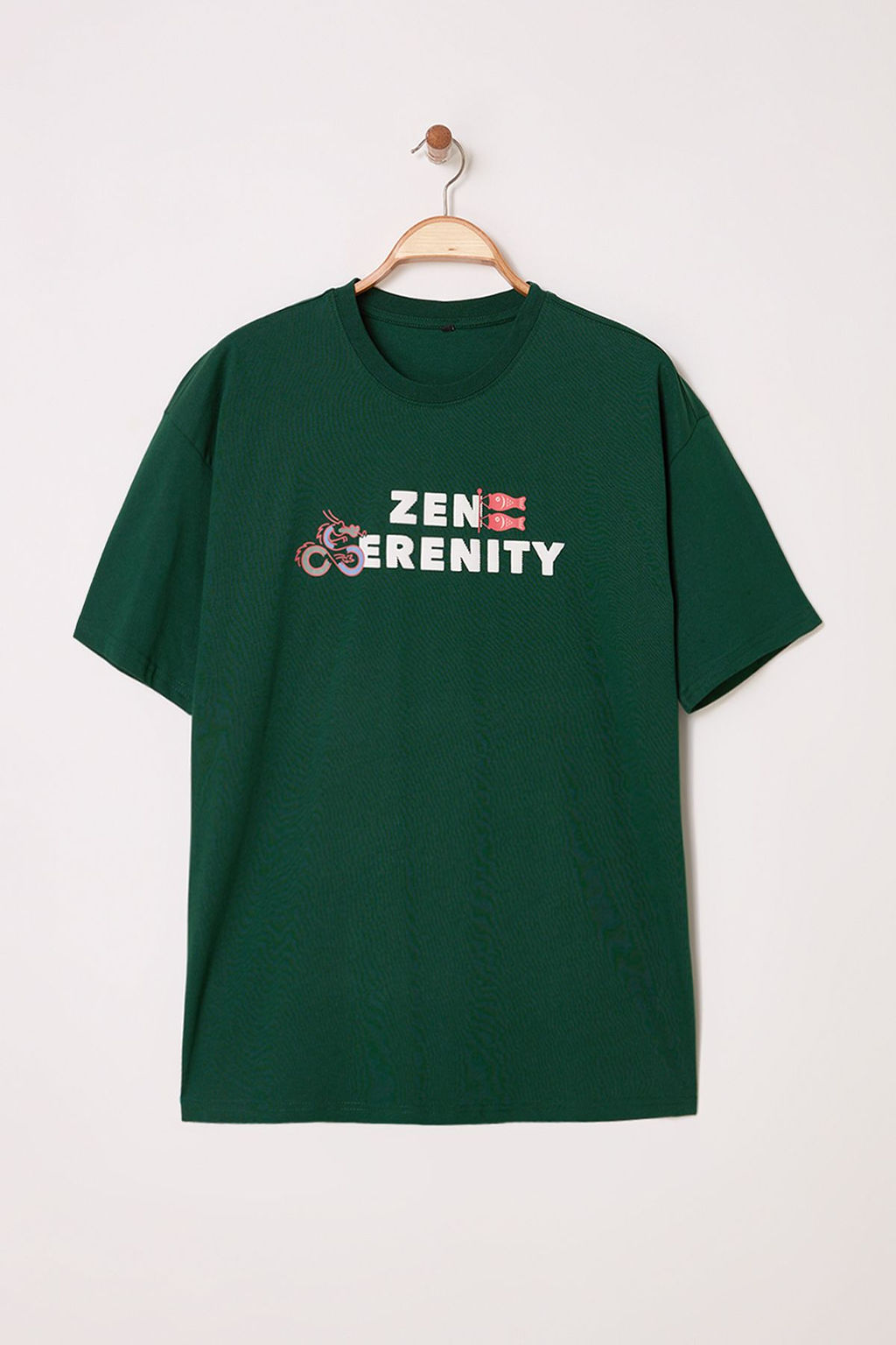TRENDYOL MAN Siyah Oversize/Genis Kesim Bask?l? Kal?n %100 Pamuk Tok Kumas T-shirt TMNSS25TS00022 - Trendyolmilla фото 5