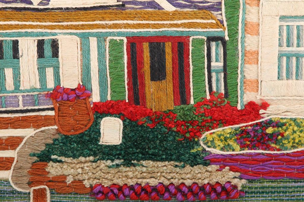 Гобелен (100*80см) состав: джут, хлопок № Гб1021 - Ганг фото 2