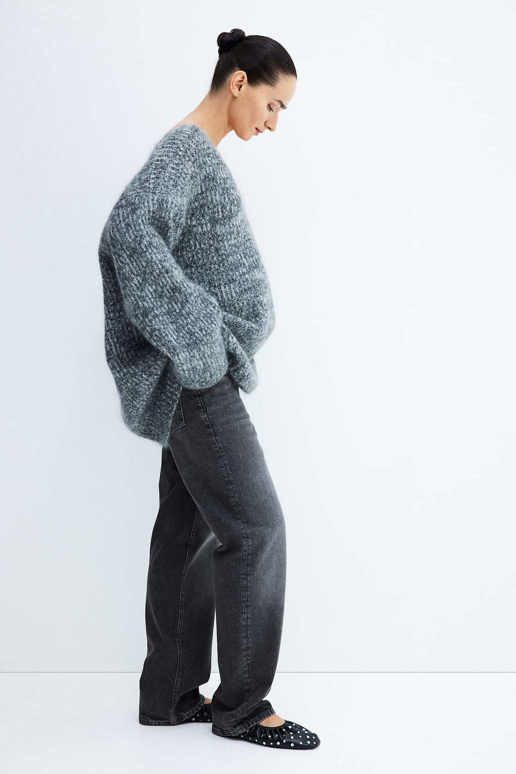 MAMA Before & After Straight Low Jeans - H&m фото 3