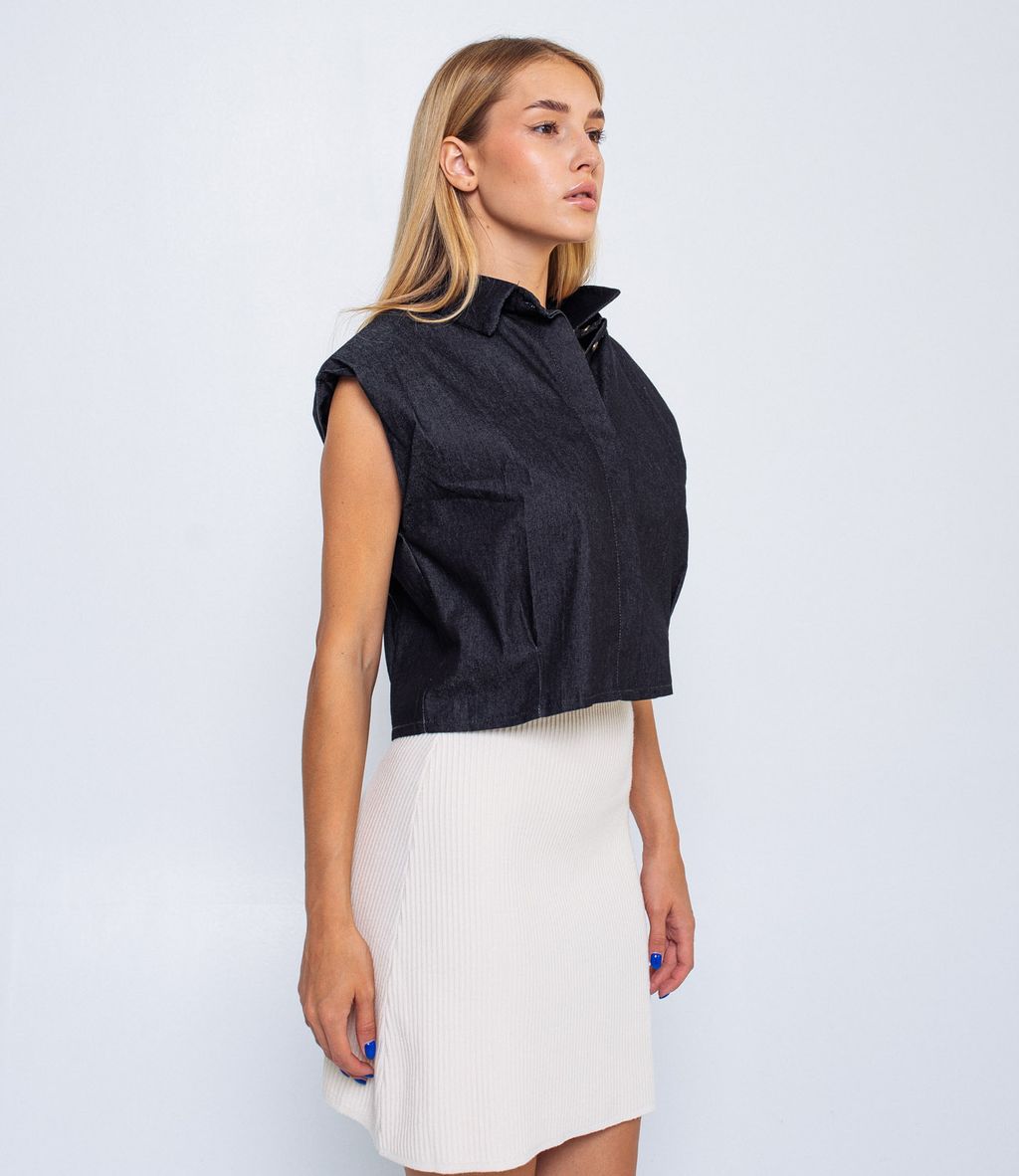 Юбка #КТ191, молочный