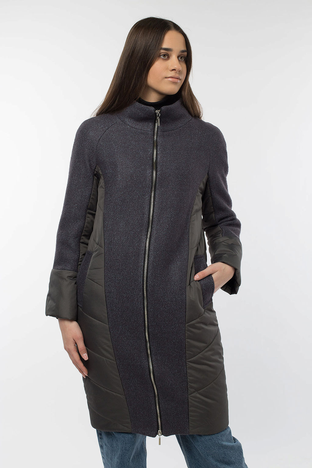 Пальто женское демисезонное Amalgama - Империя пальто фото 2