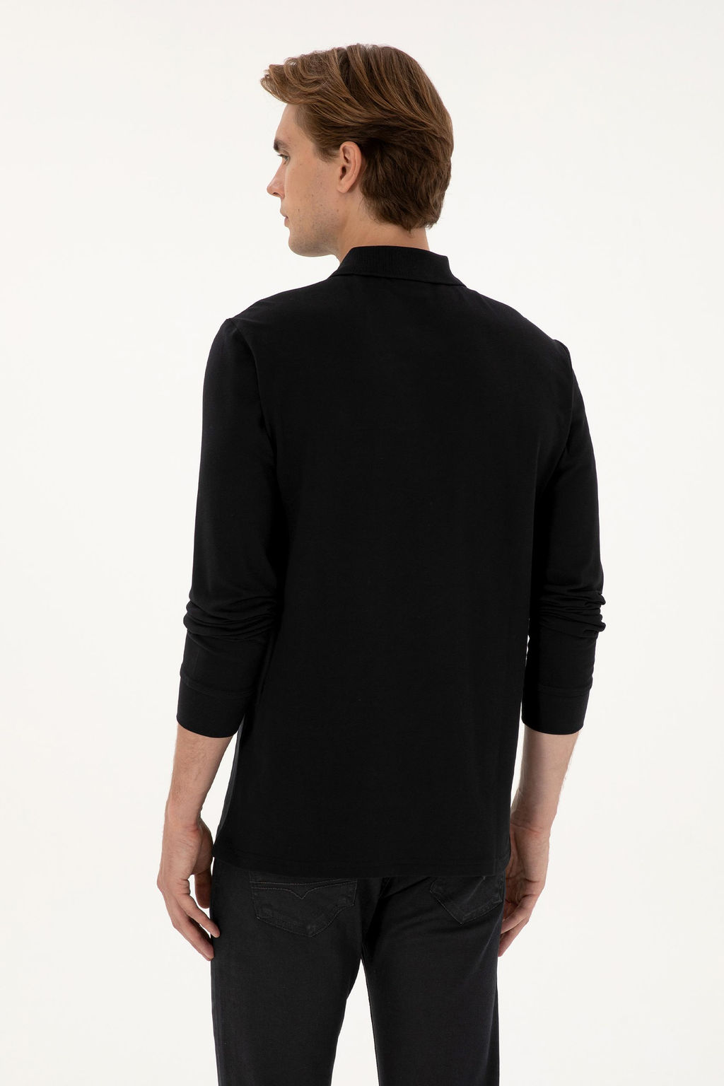 Erkek Siyah Basic Sweatshirt Sepette S_rpriz _ndirim - U.s. polo assn фото 5