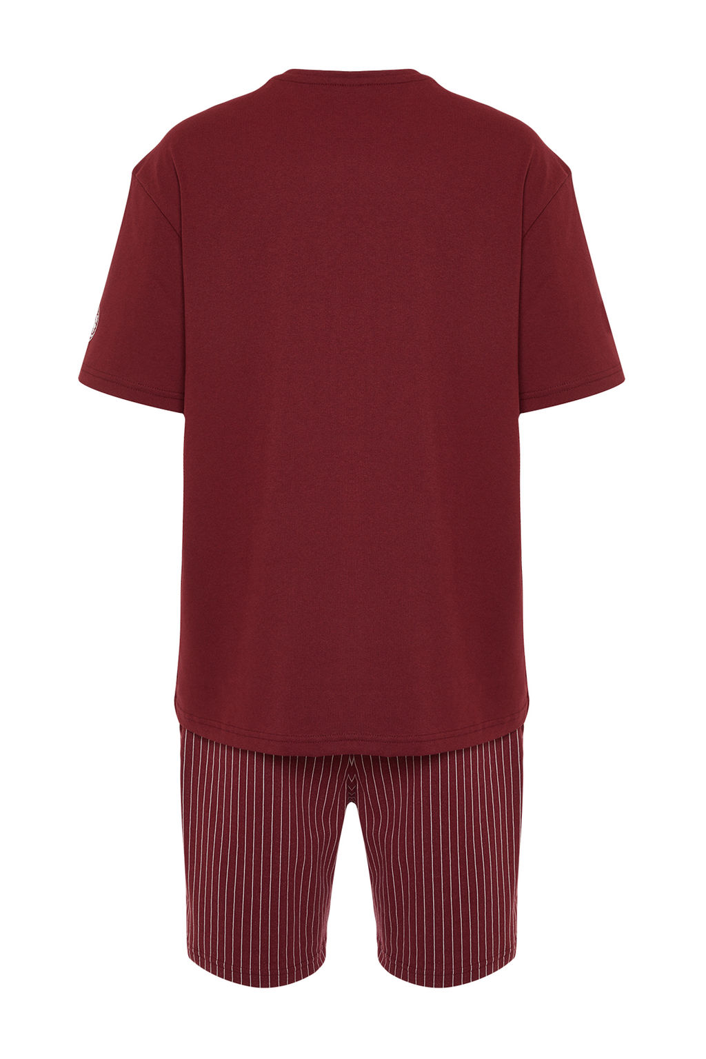 TRENDYOL MAN Bordo Regular Fit Yazl?k Sortlu Pijama Tak?m? THMSS21PT1005 - Trendyolmilla фото 22