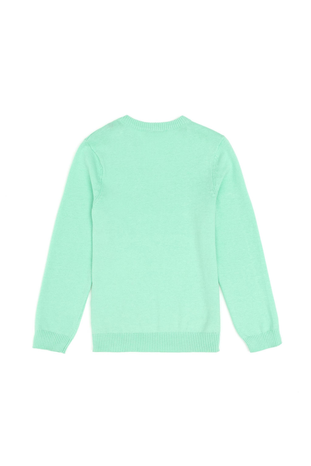 Базовый свитер мятного цвета для мальчика Неожиданная скидка в корзине - U.s. polo assn фото 2