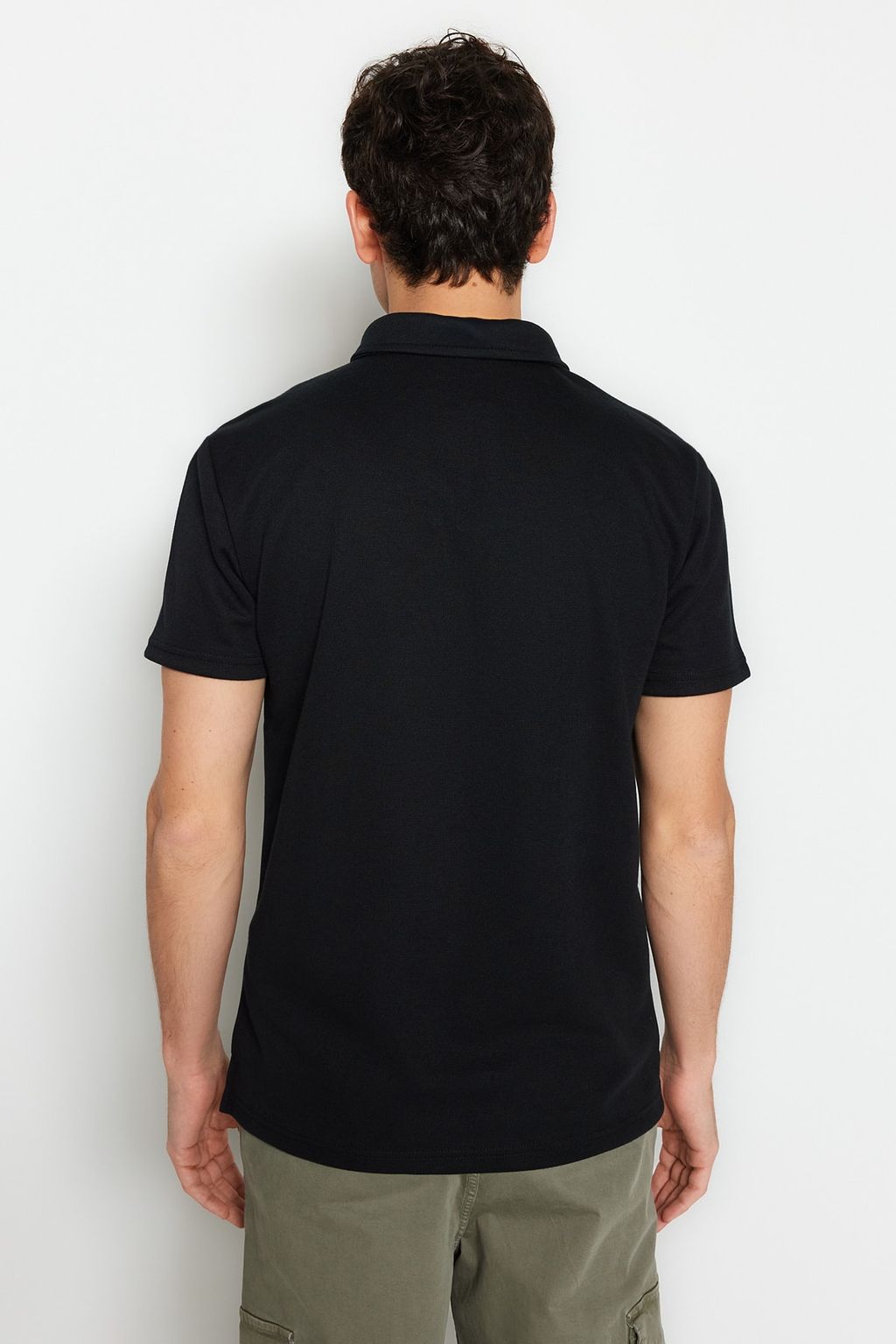 TRENDYOL MAN Premium Tas Regular/Normal Kesim Pike Fermuarl? Polo Yaka T-shirt TMNSS23PO00019 - Trendyolmilla фото 14