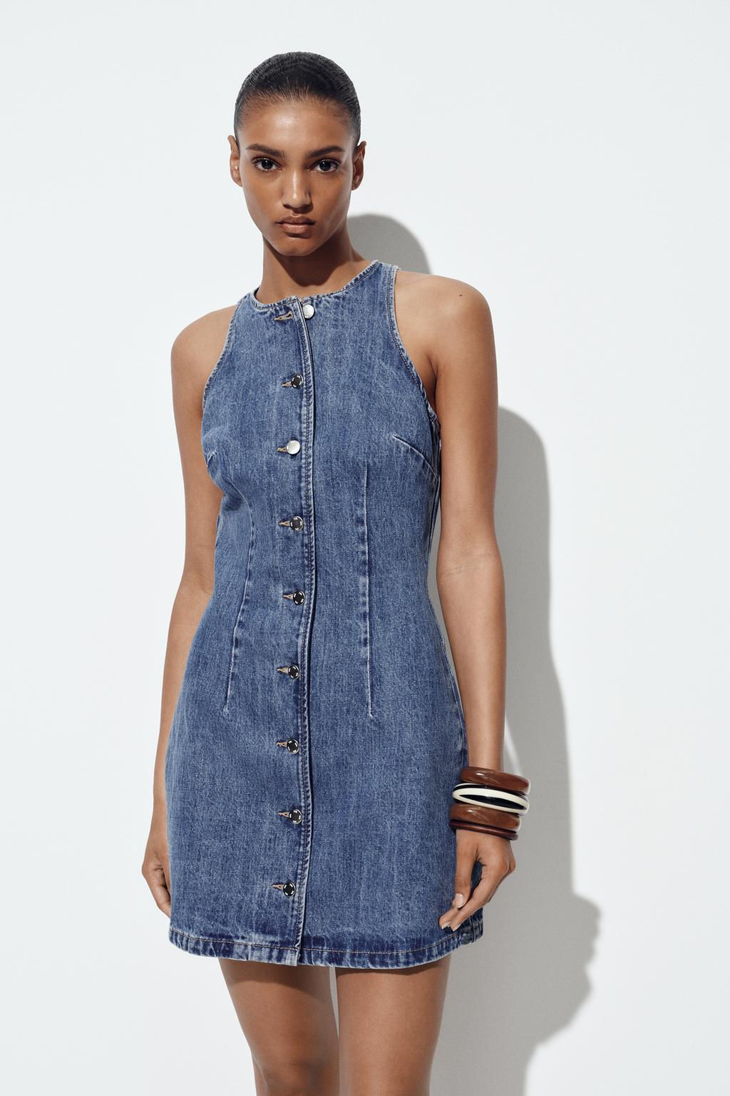 Z1975 DENIM MINI DRESS - Zara фото 2