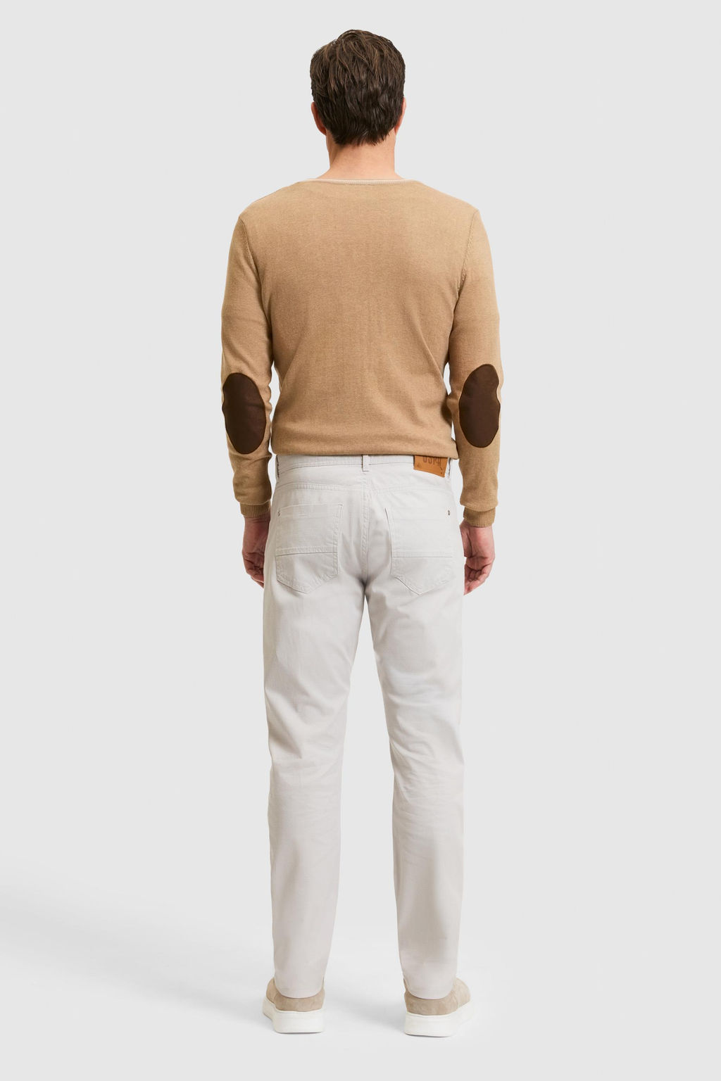 Erkek Slim Fit A__k Gri Kanvas Pantolon