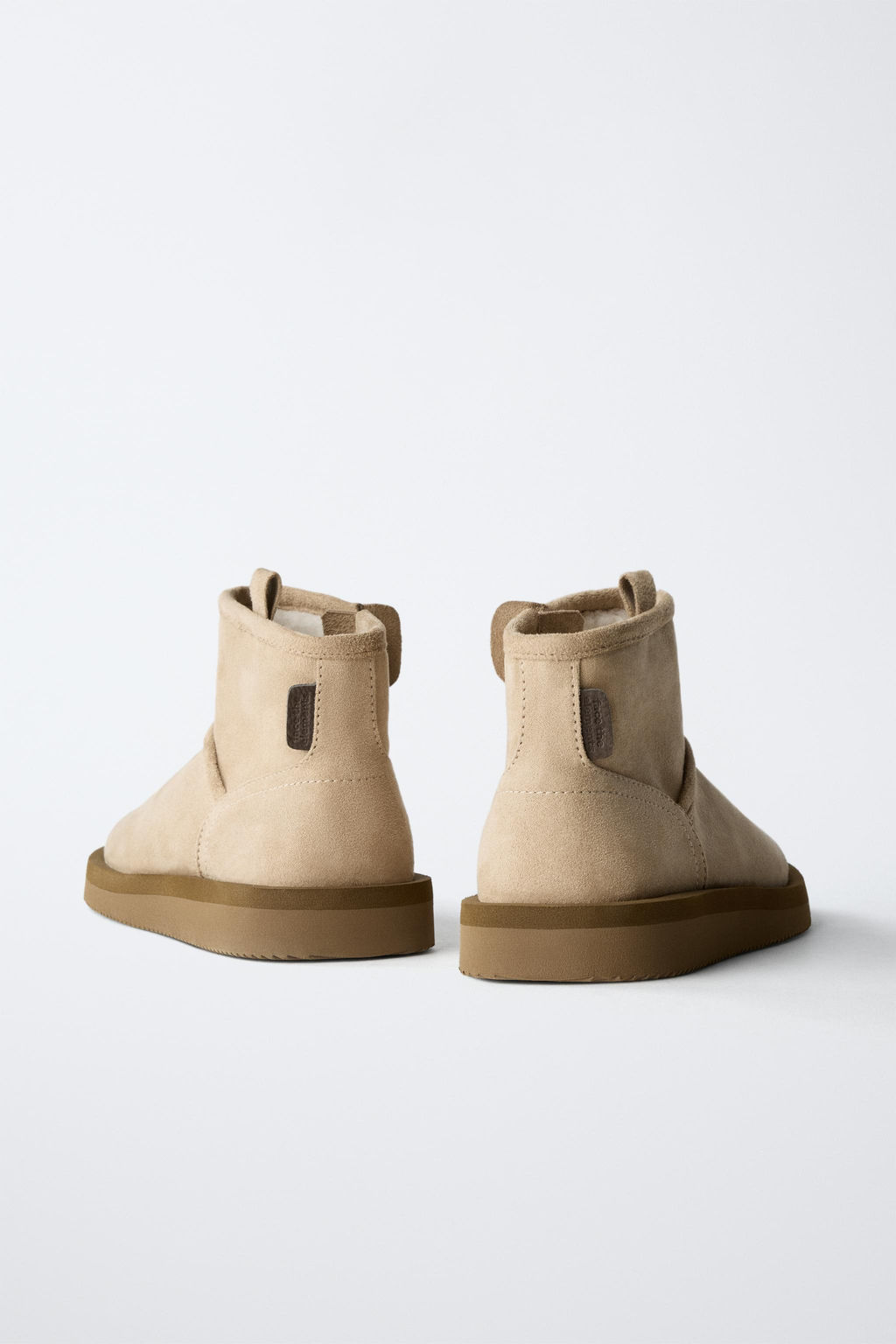 SHEEPSKIN ANKLE BOOTS - Zara фото 5