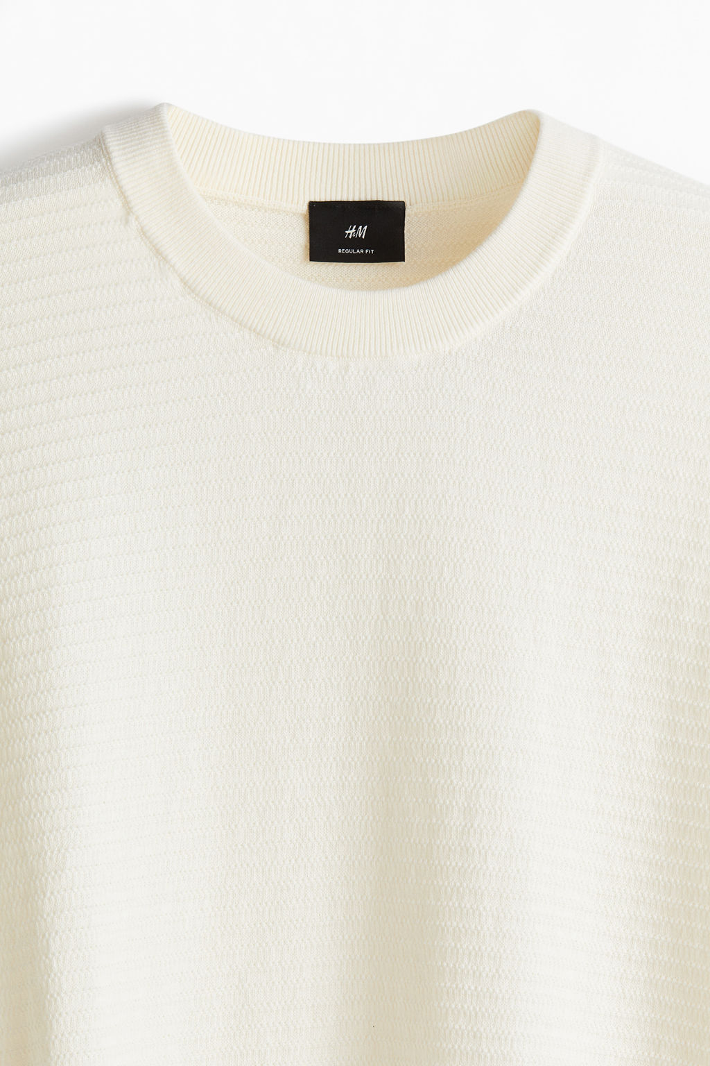 Jersey en punto con textura Regular Fit - H&m фото 9