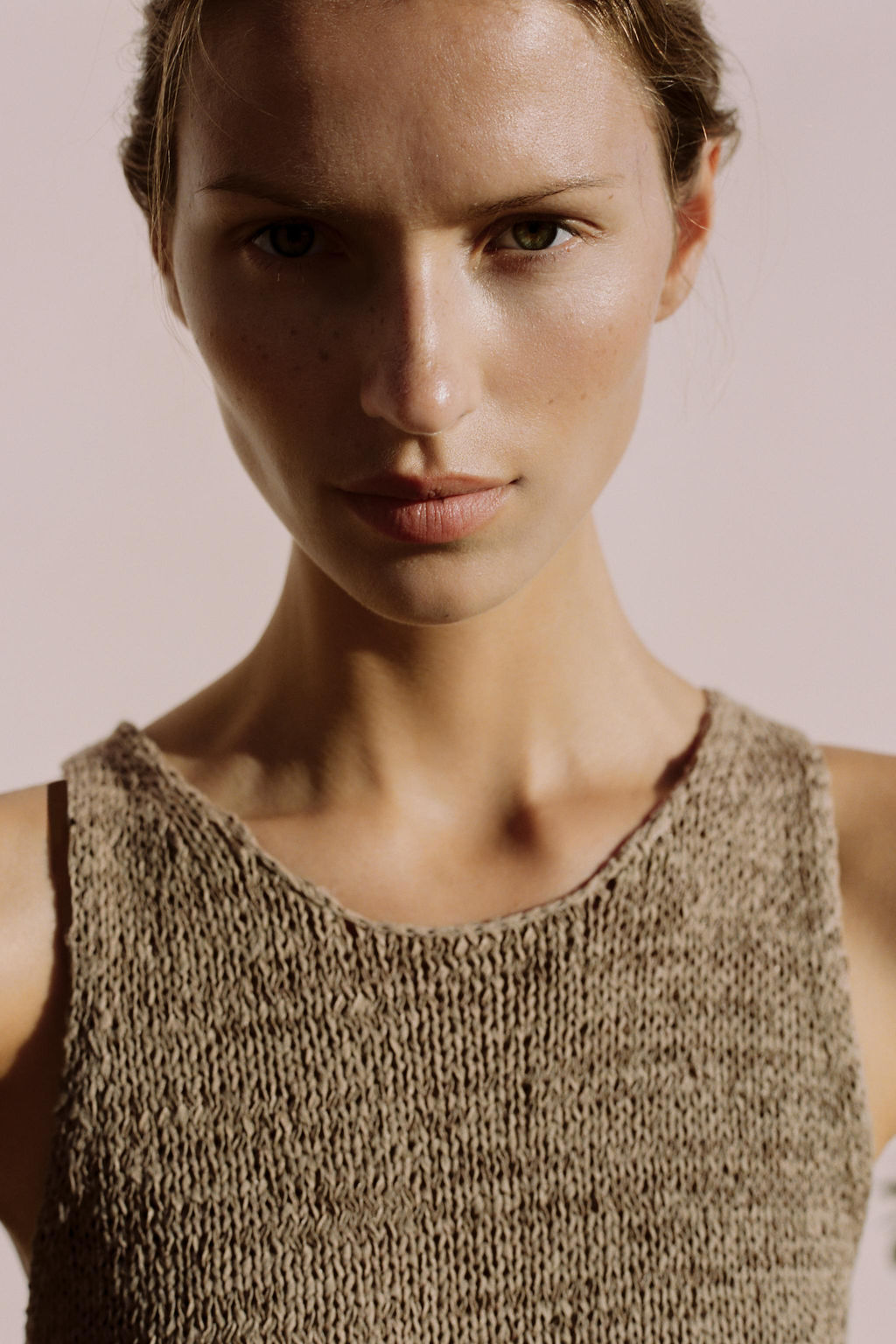 TOP PUNTO GRUESO / Tostado oscuro - Zara фото 3