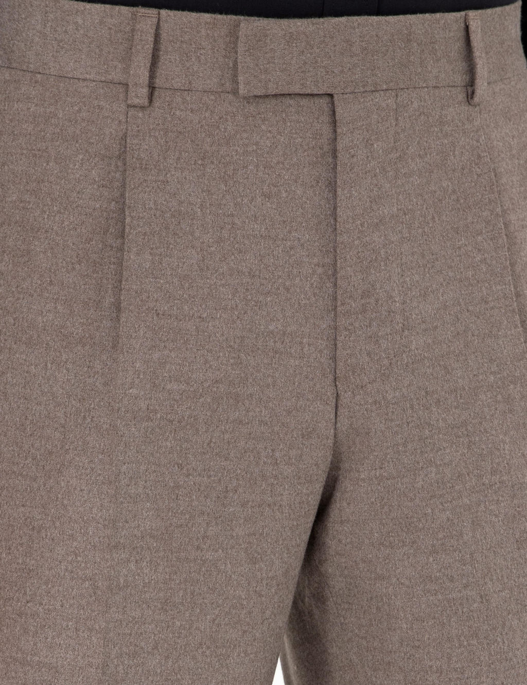 Норковые брюки узкого кроя из ткани - Cacharel фото 5