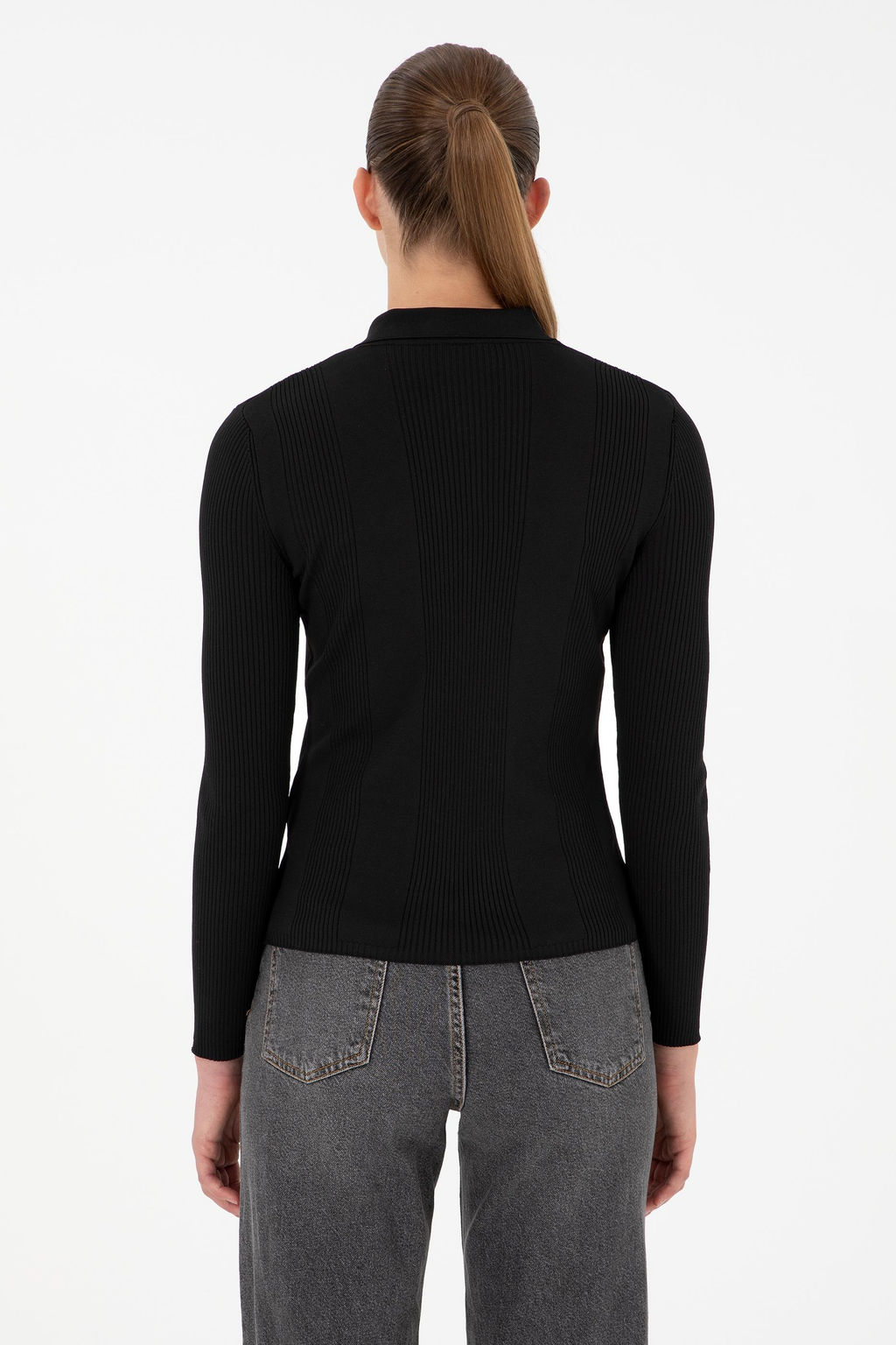 Женский черный свитер Неожиданная скидка в корзине - U.s. polo assn фото 5