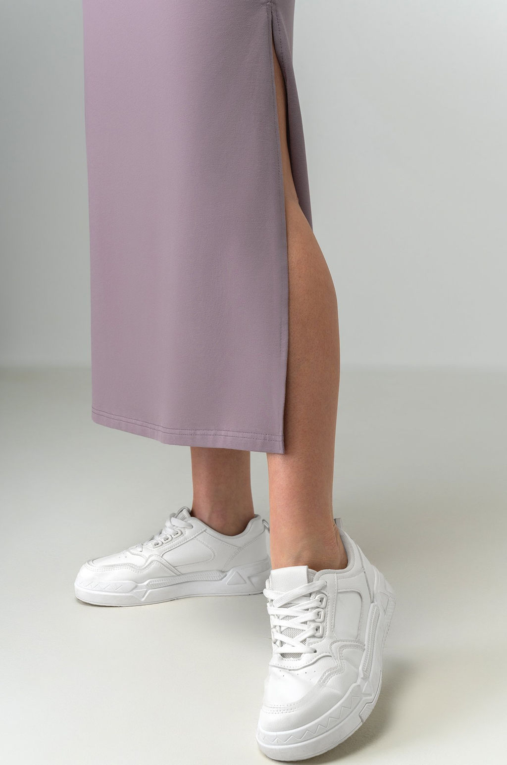 Однотонное женское платье-футболка Happyfox - Happy fox фото 5