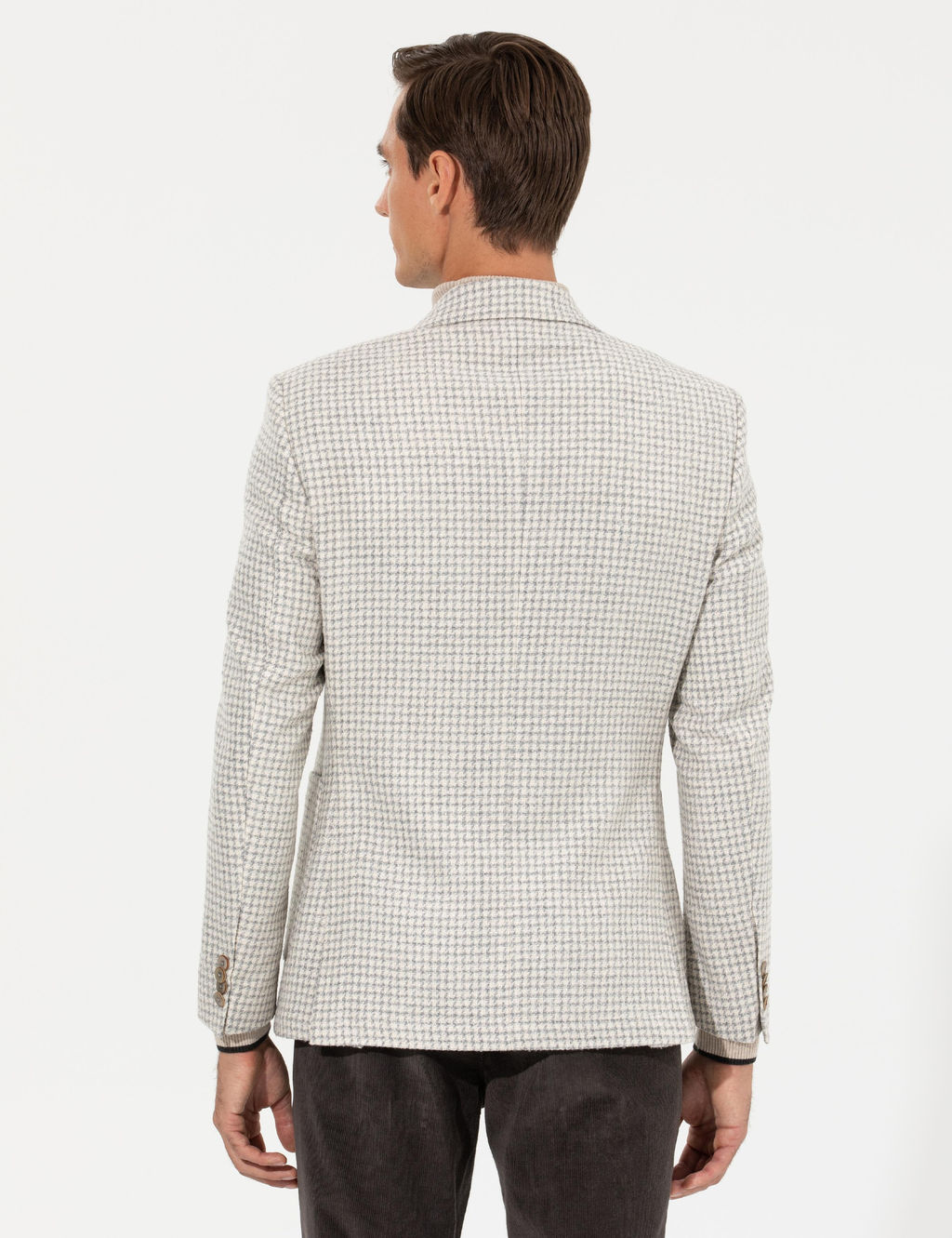 Светло-серая приталенная куртка - Cacharel фото 12