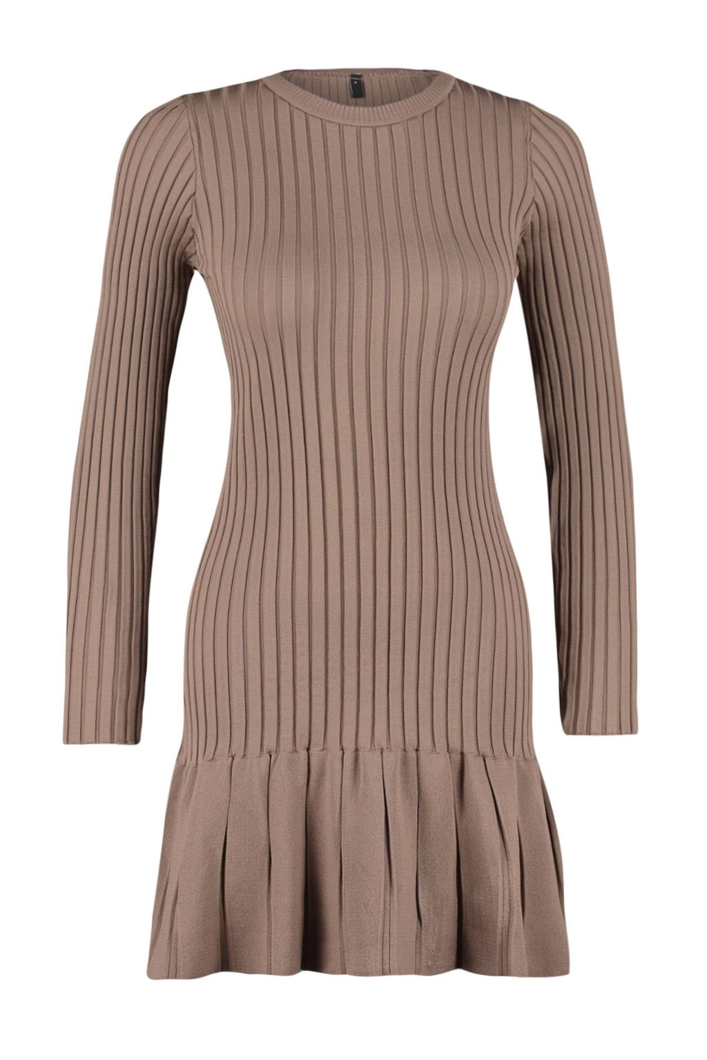 TRENDYOLMILLA Siyah Mini Triko Pileli Etek Detayl? Elbise TWOAW24EL00013  фото 33