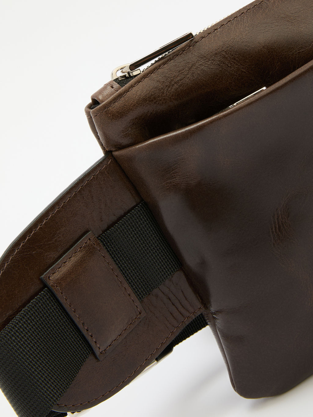 Мужская поясная сумка CALZETTI ADAM R Артикул 2419613, коричневый  фото 4