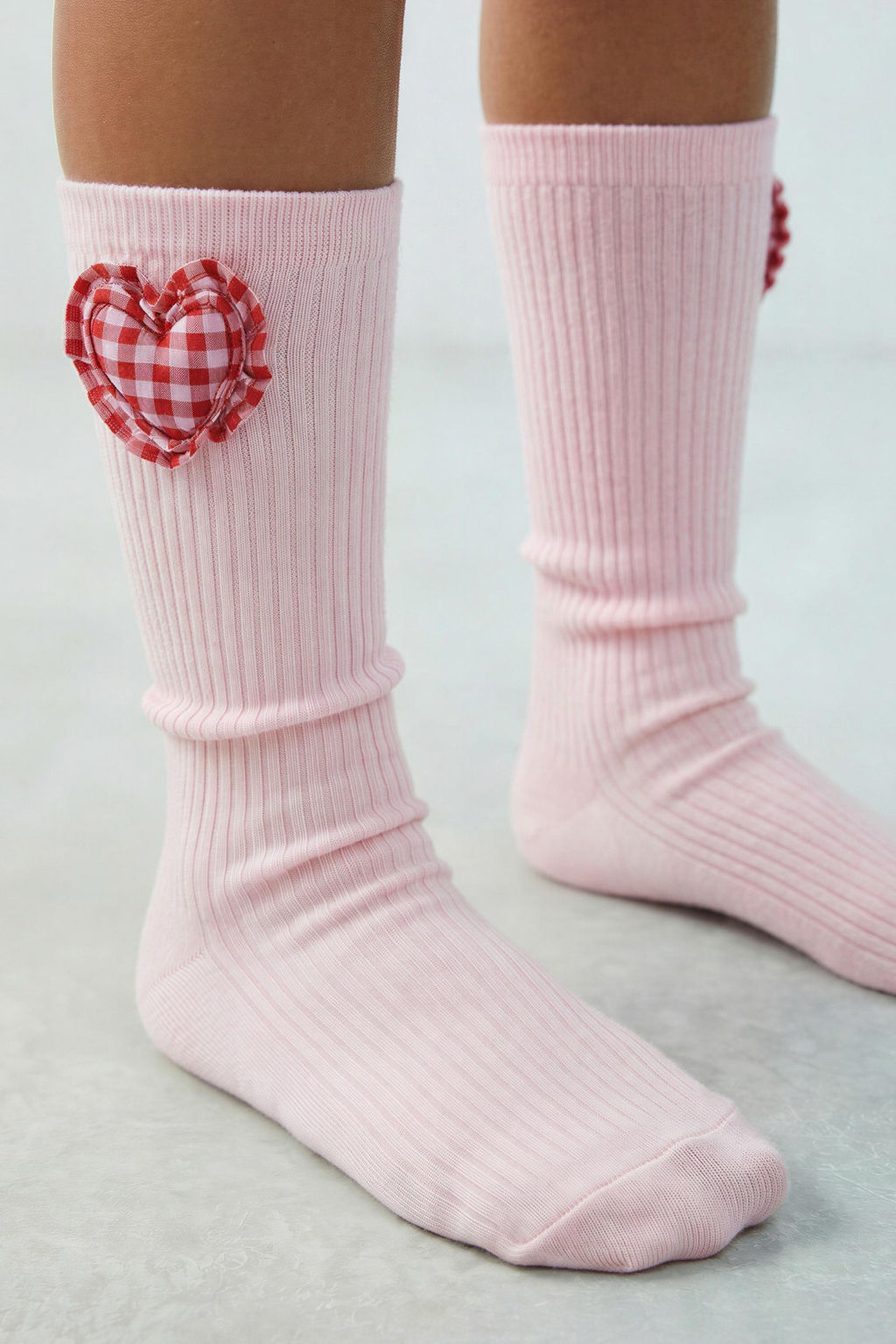GINGHAM HEART SOCKS - Zara фото 6