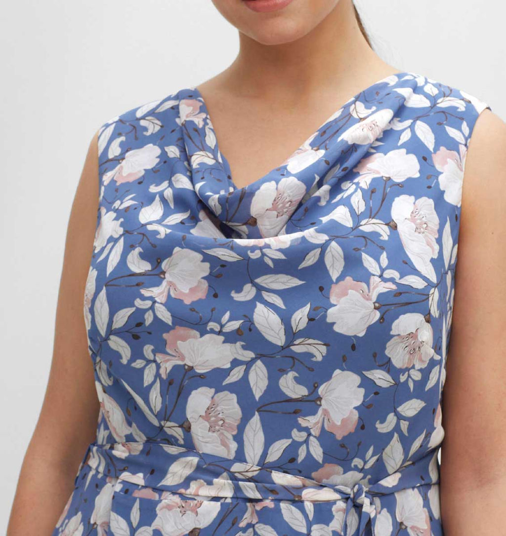 Платье, синее - Sheego фото 6