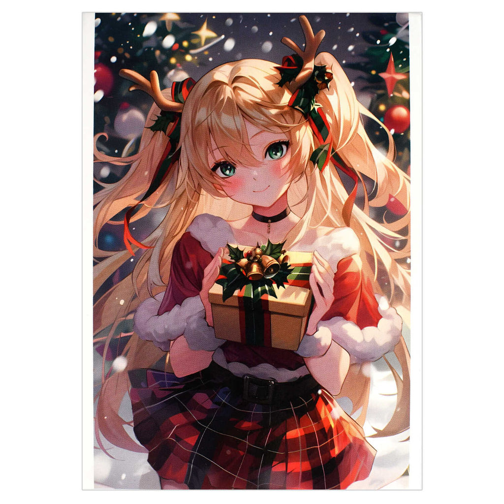 Цена за 4 шт. Блокнот, А6, 40 л, арт. 69593 НОВОГОДНЕЕ АНИМЕ