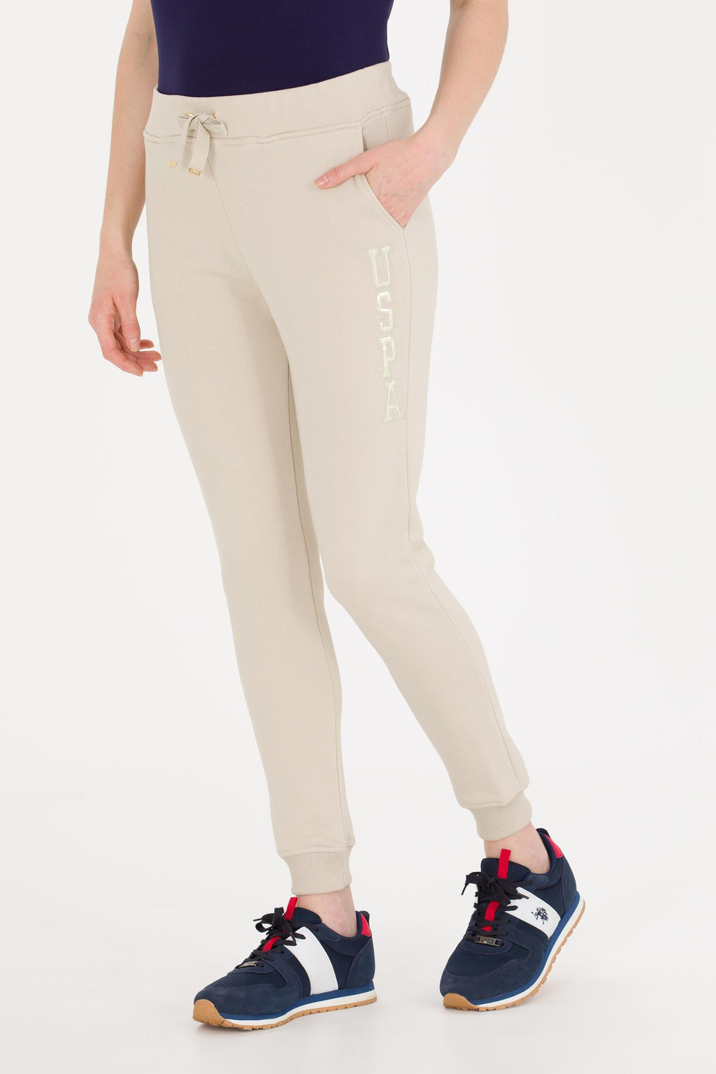 Женские серые спортивные штаны - U.s. polo assn фото 16