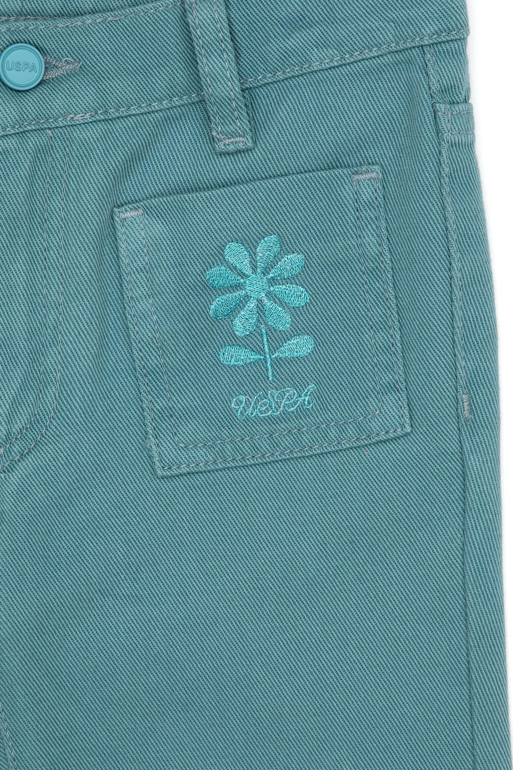 K_z _ocuk Mint Kanvas Pantolon - U.s. polo assn фото 4