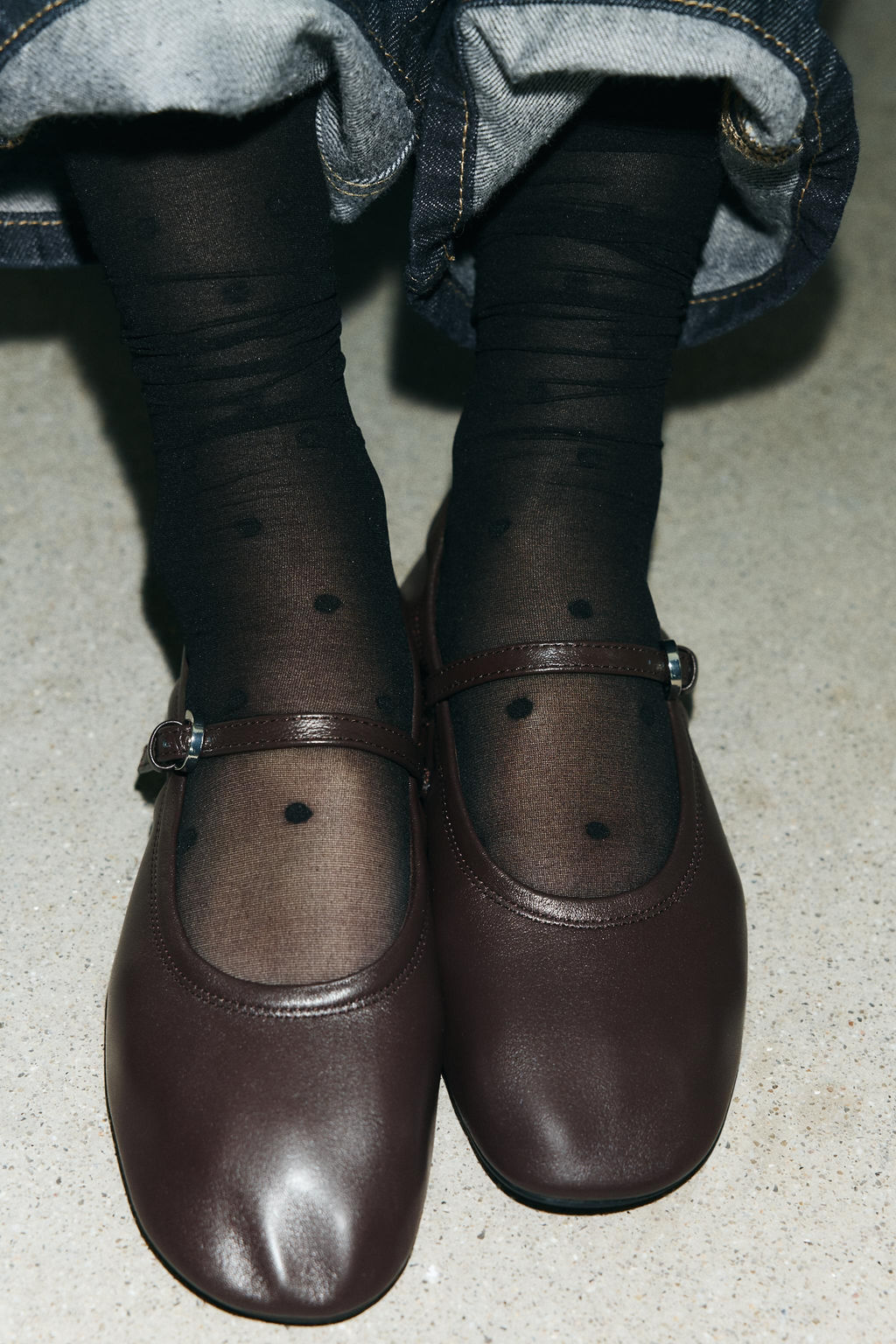 POLKA DOT STOCKING SOCKS - Zara фото 2