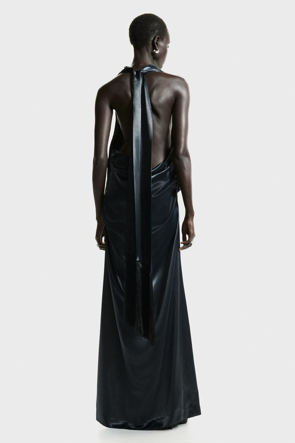 Vestido halter de sat?n - H&m фото 6
