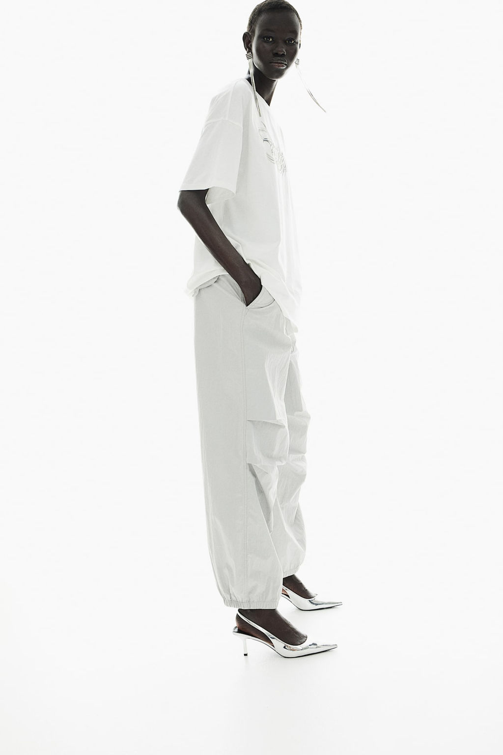 Camiseta oversize con motivo - H&m фото 5
