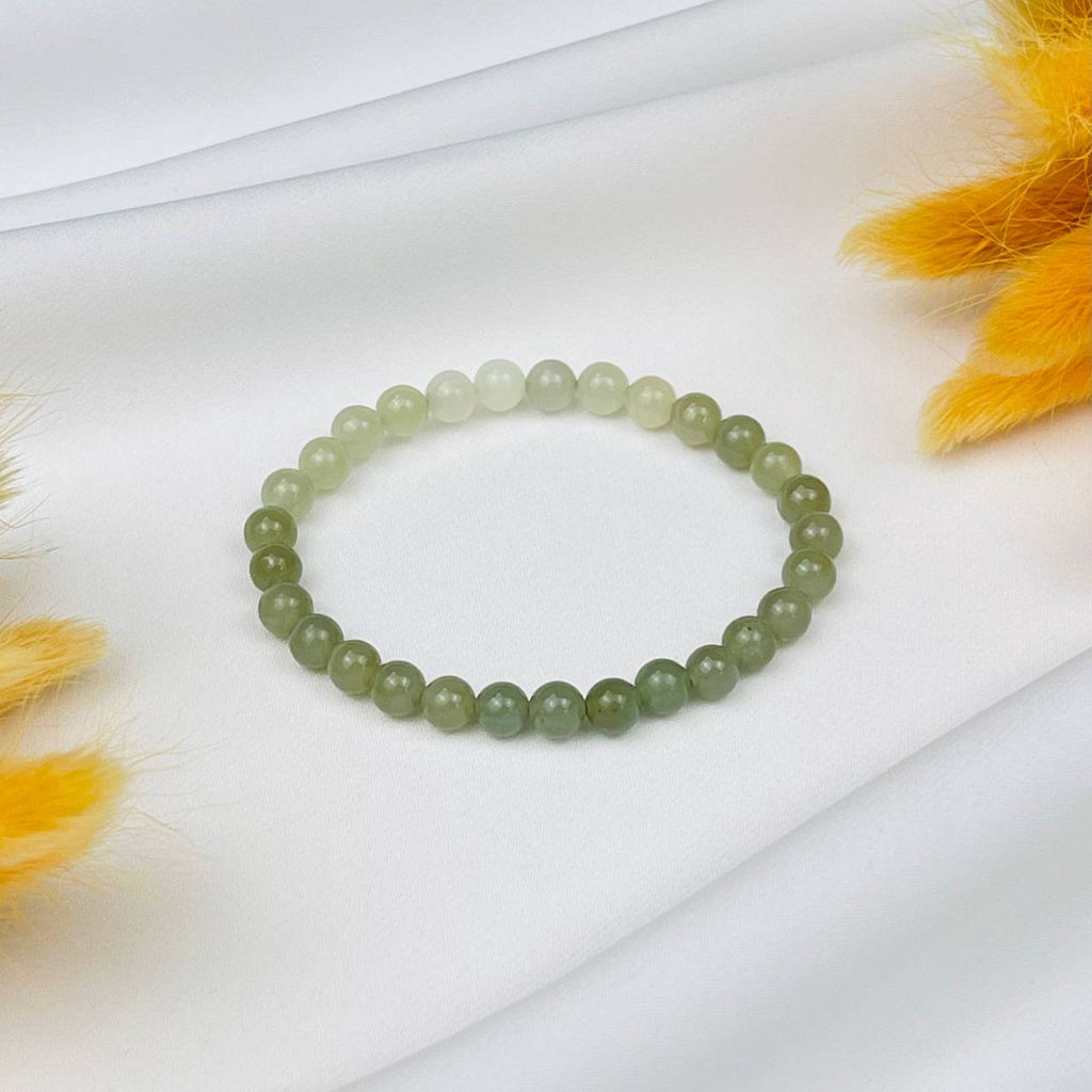 Браслет из Нефрита - Радуга самоцветов фото 2