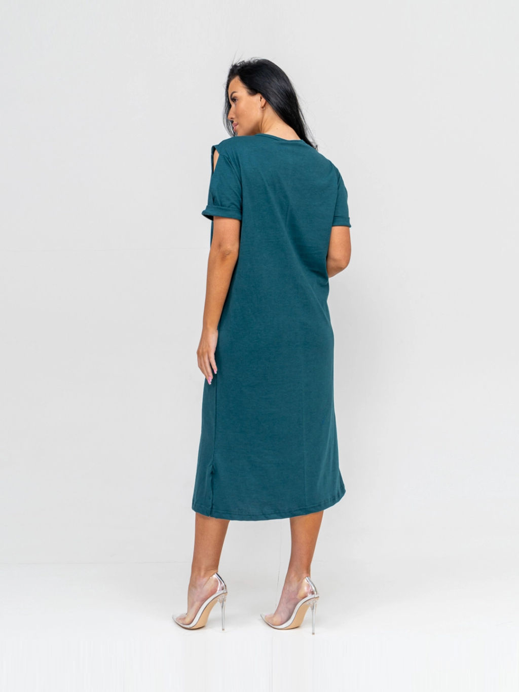 Платье женское, цвет зеленый