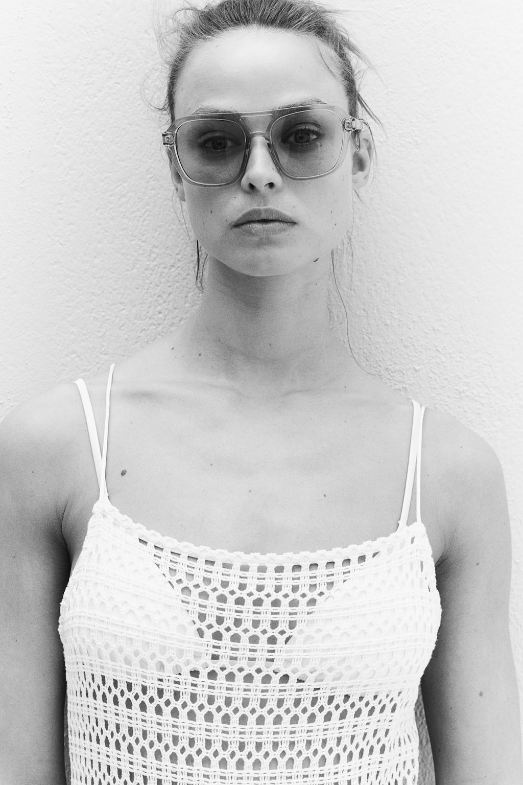 Vestido de playa efecto crochet - H&m фото 3