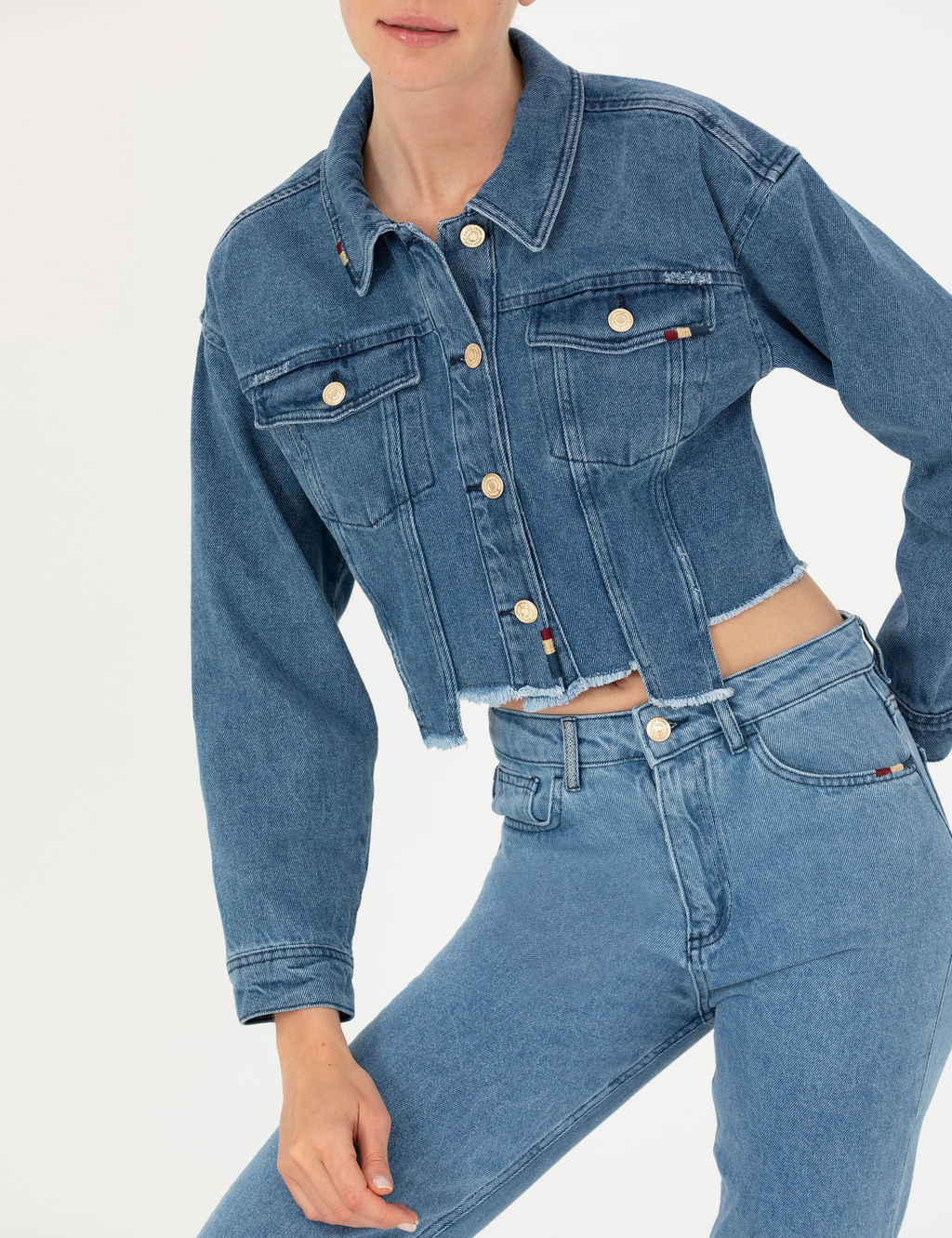 Saks Comfort Fit Jean Ceket - Pierre cardin фото 7