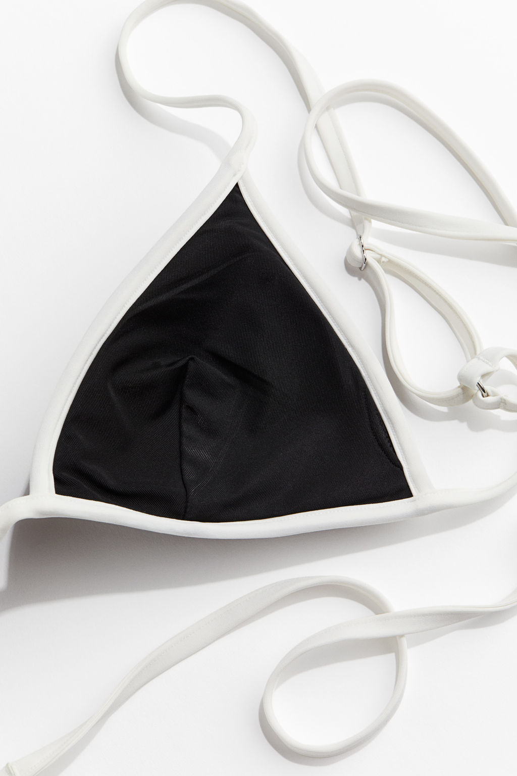 Top de bikini triangular con relleno - H&m фото 2