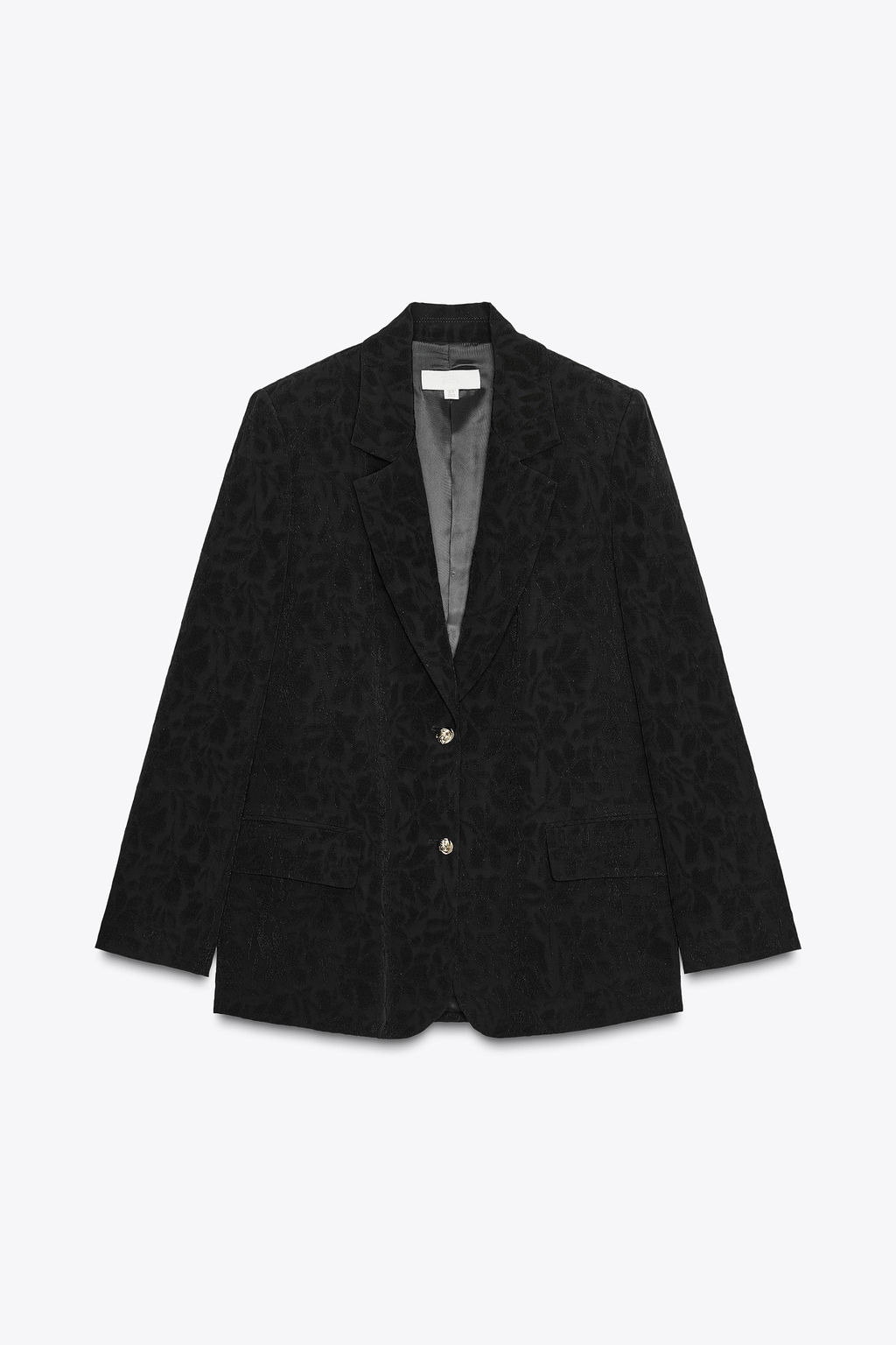 JACQUARD BLAZER WITH SHOULDER PADS - Zara фото 6