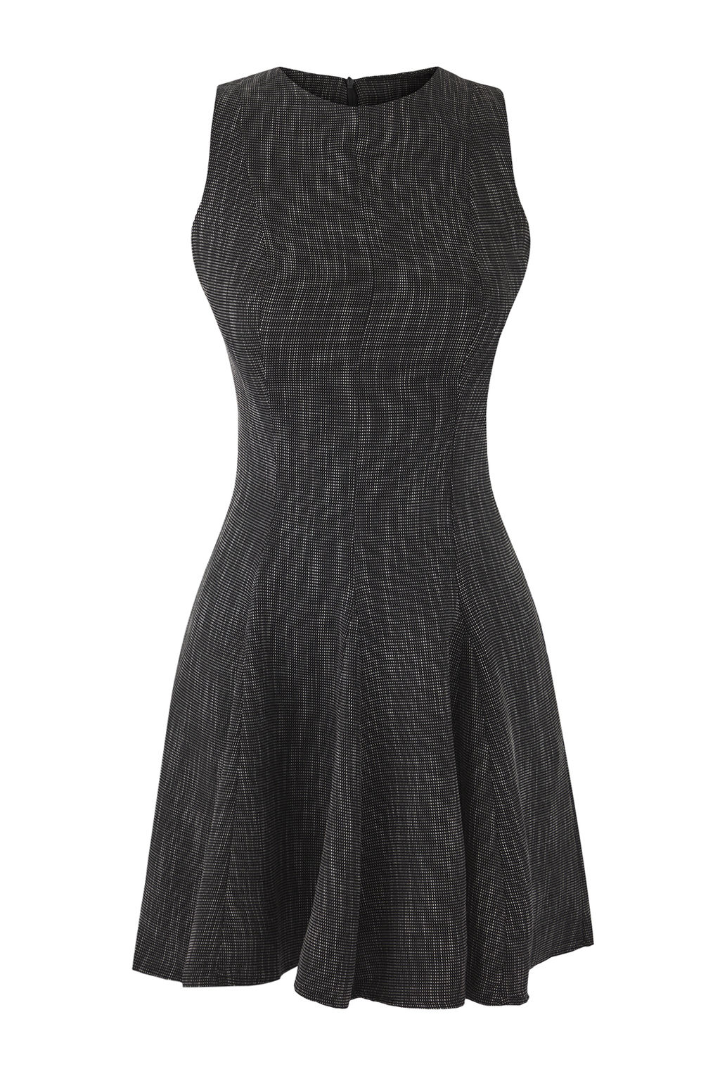 Teen Siyah Bisiklet Yaka Kolsuz K?sa / Mini Dokuma Elbise TWOSS26EL00005 - Trendyolmilla фото 5