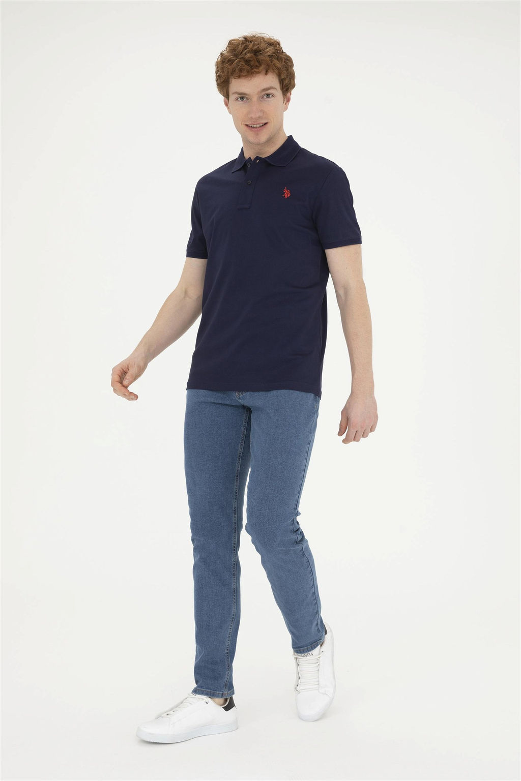 Мужская темно-синяя футболка - U.s. polo assn фото 4