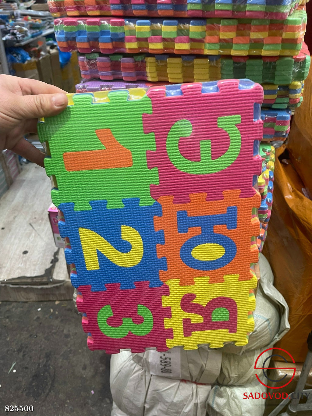 Мягкий пазл-коврик для детей