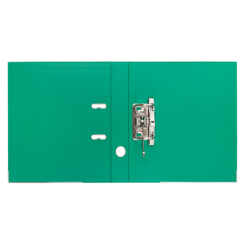 Expert Complete Регистратор PVC, 2-х стороннее покрытие, мет.уг. 50 мм 10 шт. Premier A4 арочный механ. лён зеленый ЕС100261003