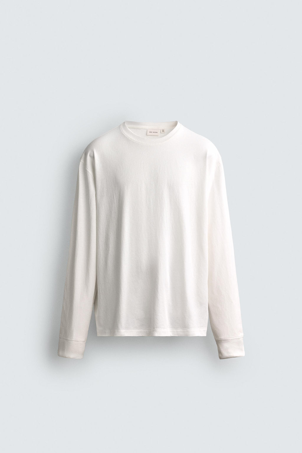 CAMISETA LIGHTWEIGHT MANGA LARGA / Blanco - Zara фото 7