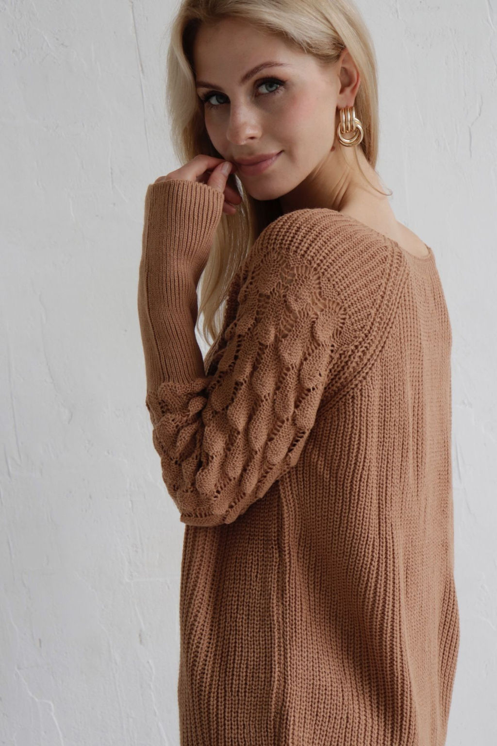 10006 Джемпер бежевый - Martichelli фото 28