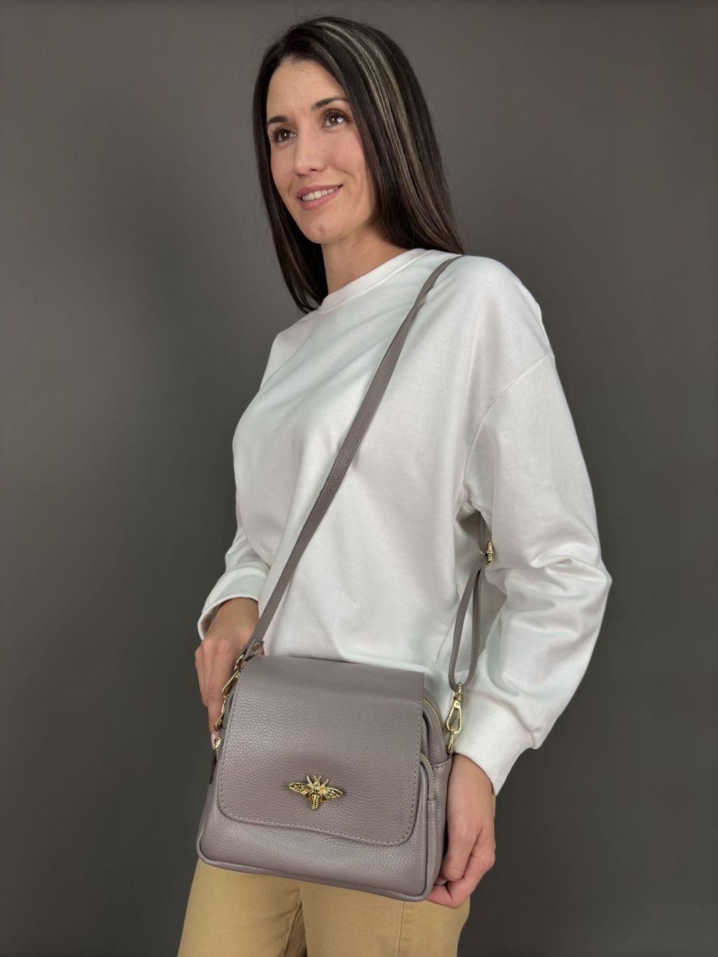 Сумка женская из телячьей кожи