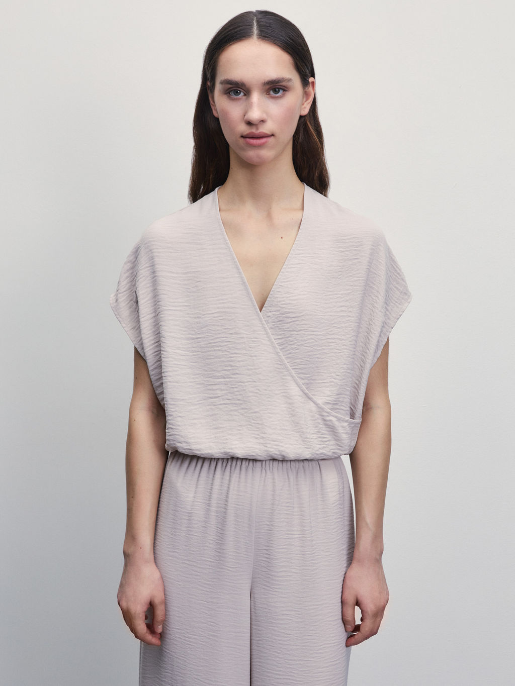 Укороченная блузка свободного кроя / Zarina  фото 3