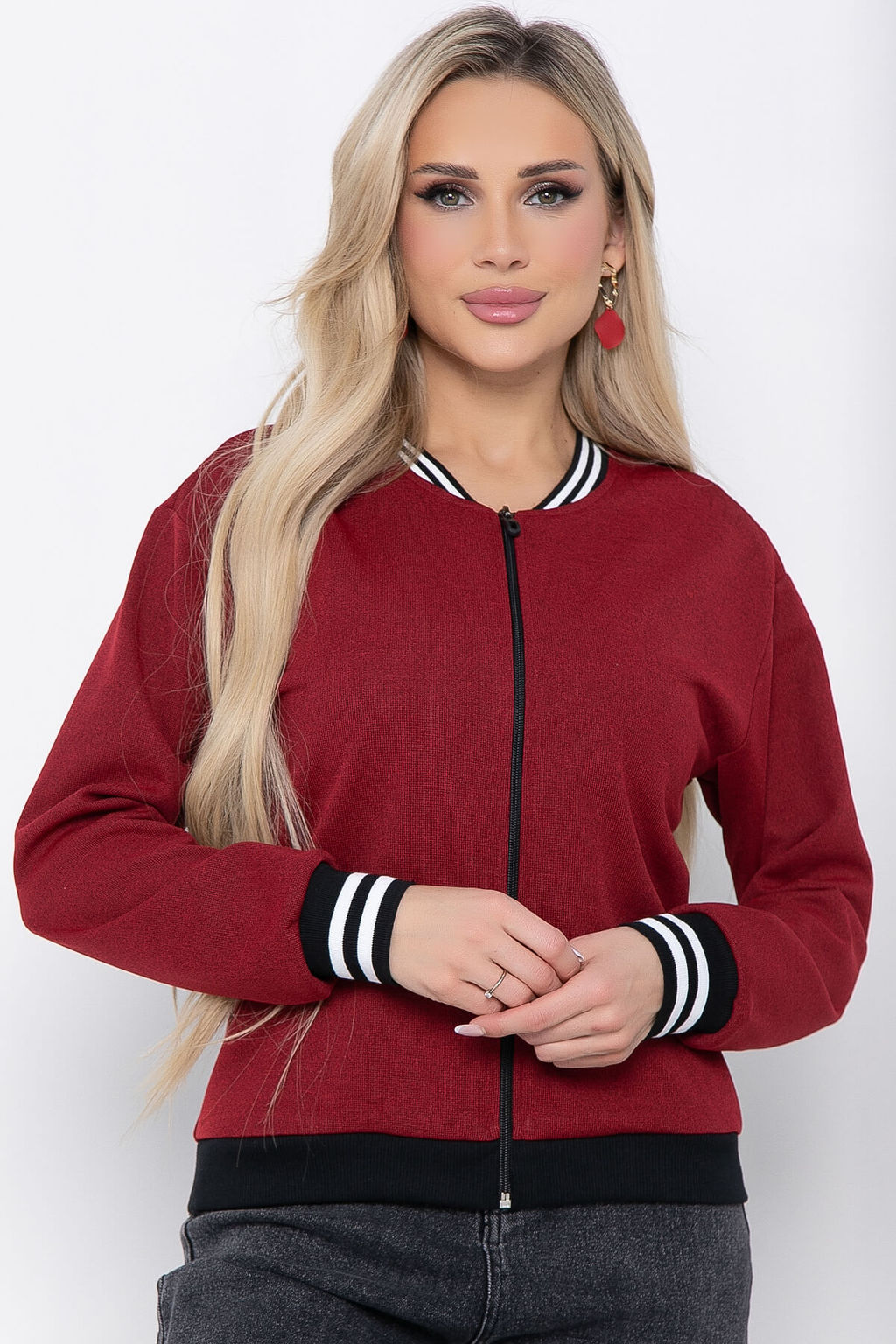 Бомбер Игра со стилем (красный) Б8547 - Lt collection фото 9